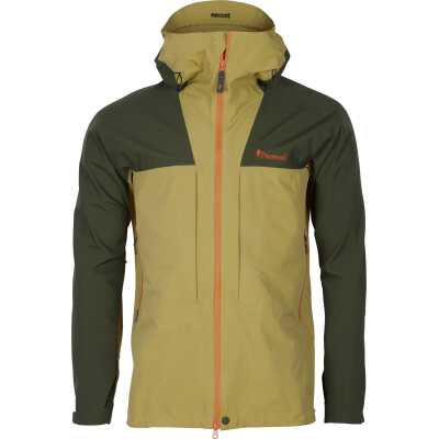Pinewood Men's Abisko Trekking 3-Layer Jacket Goldenhay/Mossgreen