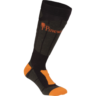 Pinewood Technical Long Wool Socks Dark Green/Green
