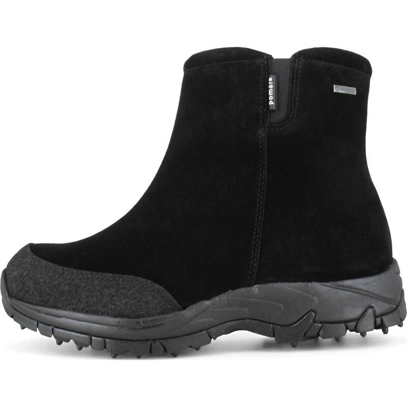 Pomar Women's Alppi Spike GORE-TEX Ankle Boot Black Suede/Pu-Suede/Spike Pomar Women's Alppi Spike GORE-TEX Ankle Boot Black Suede/Pu-Suede/Spike