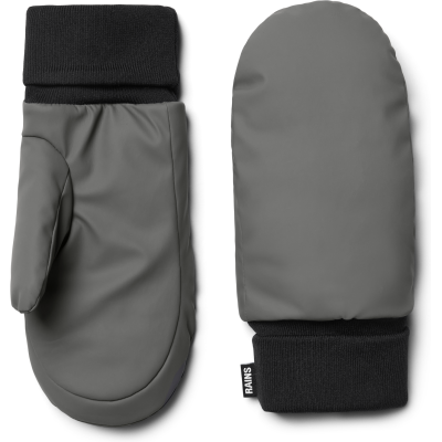 Rains Puffer Mittens Grey