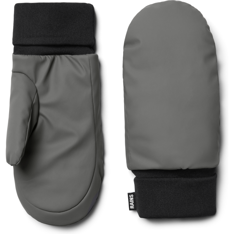 Rains Puffer Mittens Grey