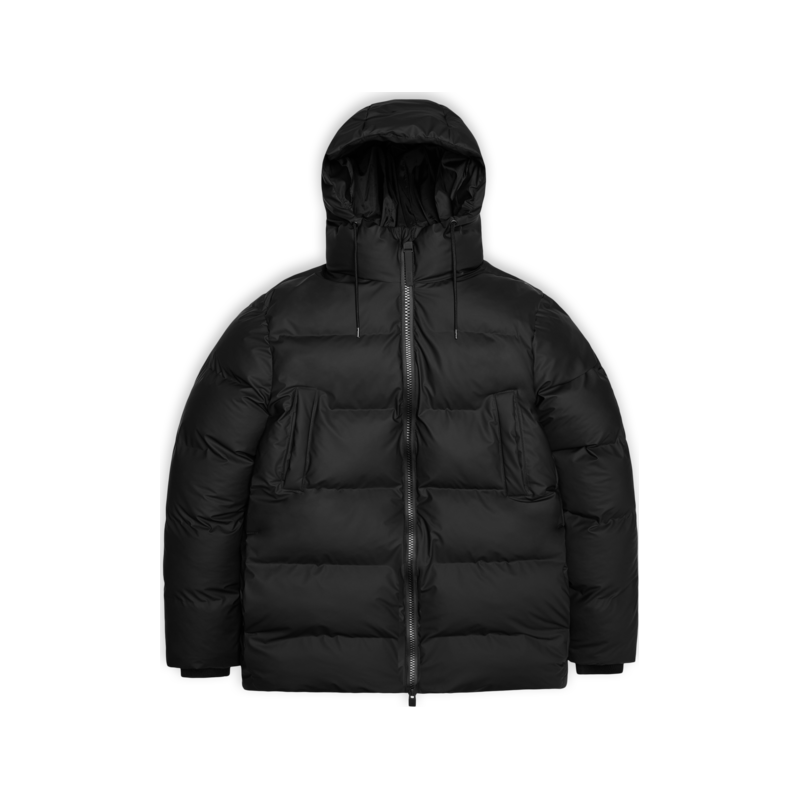 Rains Unisex Alta Puffer Parka Black Rains Unisex Alta Puffer Parka Black