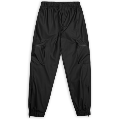 Rains Unisex Cargo Rain Pants Regular W3 Black