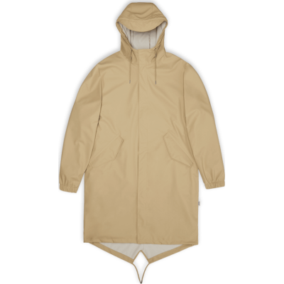 Rains Unisex Fishtail Parka Sand