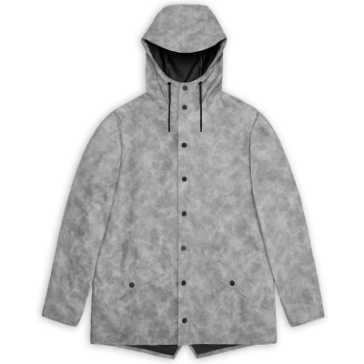 Rains Unisex Jacket Distressed Grey