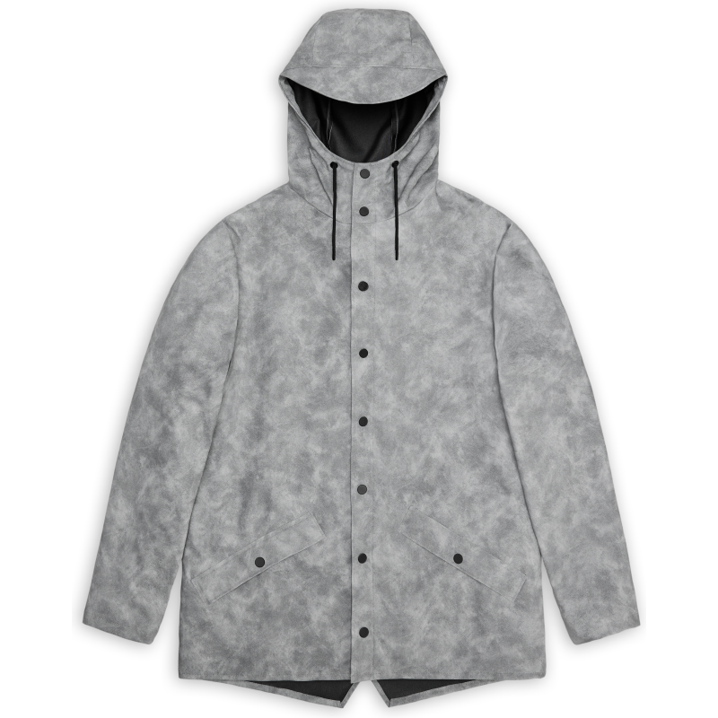 Rains Unisex Jacket Distressed Grey