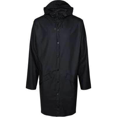 Rains Unisex Long Jacket Black