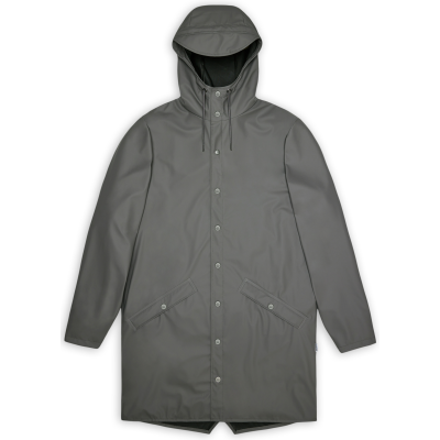 Rains Unisex Long Jacket Grey