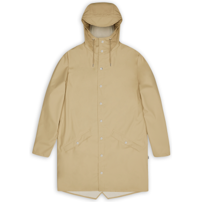 Rains Unisex Long Jacket Sand