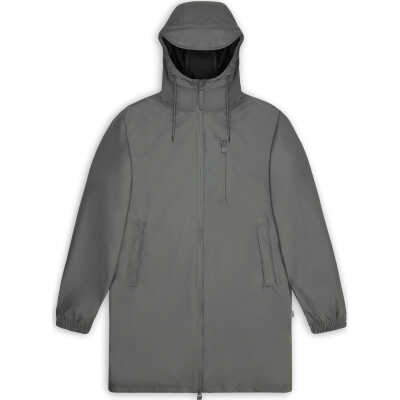 Rains Unisex Long Storm Breaker Grey