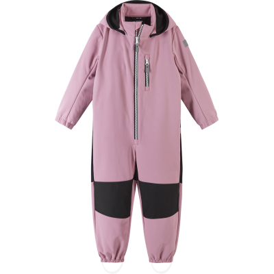Reima Kids' Softshell Overall Nurmes Grey Pink