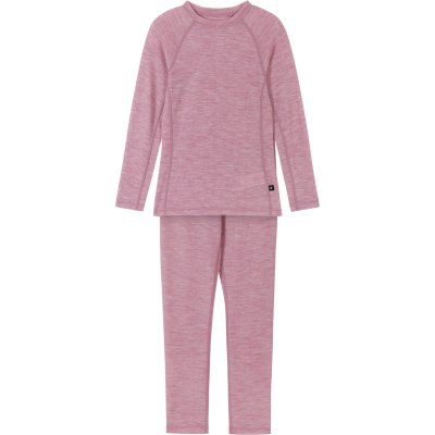 Reima Kids' Thermal Set Kinsei Grey Pink