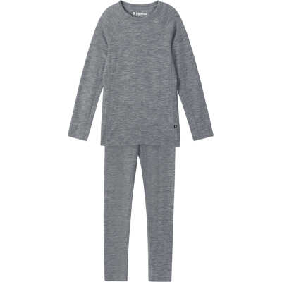 Reima Kids' Thermal Set Kinsei Melange Grey