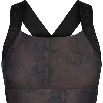 Röhnisch Women's Kay Printed Sports Bra Brown Snake