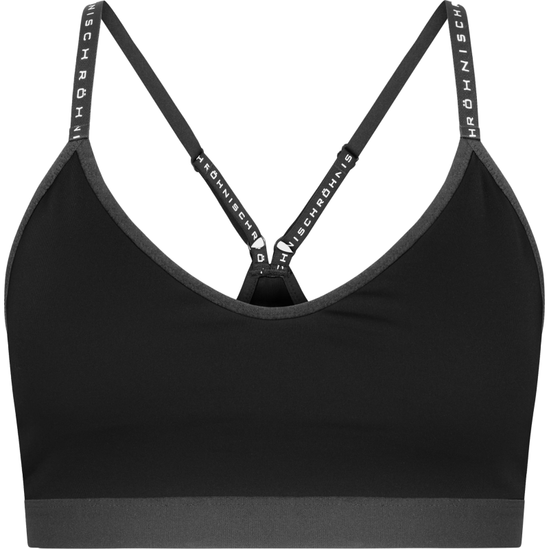 Röhnisch Women's Lynda Strap Sportsbra Black Röhnisch Women's Lynda Strap Sportsbra Black