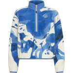 Röhnisch Women's Thermal Half Zip Fleece Blue Aquarelle