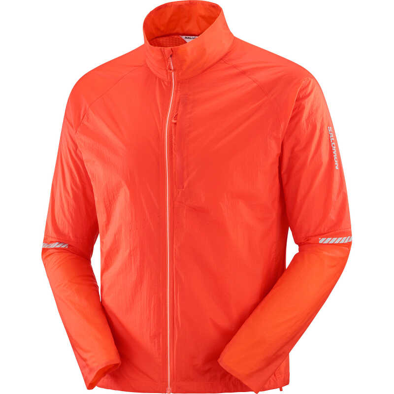 Salomon Men's Sense Flow Jacket Cherry Tomato Salomon Men's Sense Flow Jacket Cherry Tomato