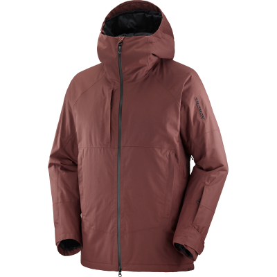 Salomon Men's Transfer Puff Jacket Rum Raisin