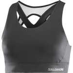 Salomon Women's Cross Run Sports Bra Deep Black