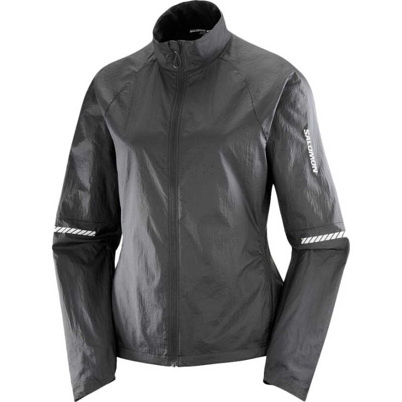 Salomon Women's Sense Flow Jacket Deep Black Salomon Women's Sense Flow Jacket Deep Black