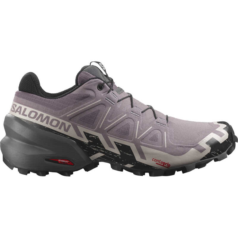 Salomon Women's Speedcross 6 Wide Moonscape/Black/Ashes Of Roses Salomon Women's Speedcross 6 Wide Moonscape/Black/Ashes Of Roses