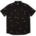 Salty Crew Men's Markets Ss Woven Black/Gold
