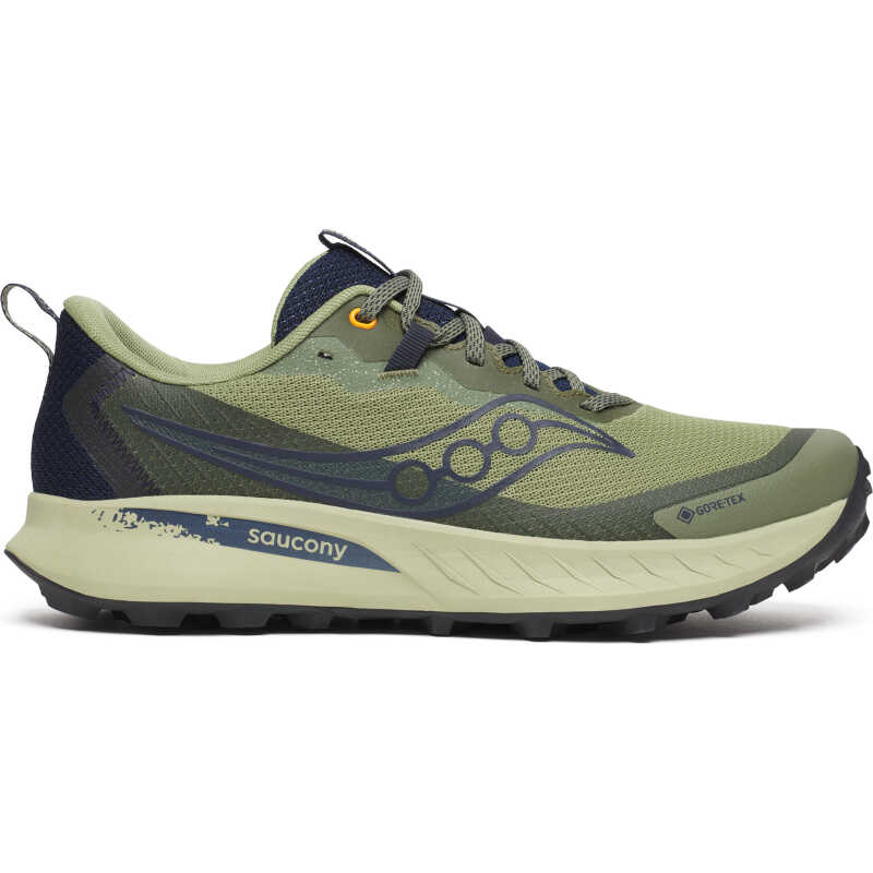 Saucony Men's Peregrine 15 GORE-TEX Hemlock/navy Saucony Men's Peregrine 15 GORE-TEX Hemlock/navy