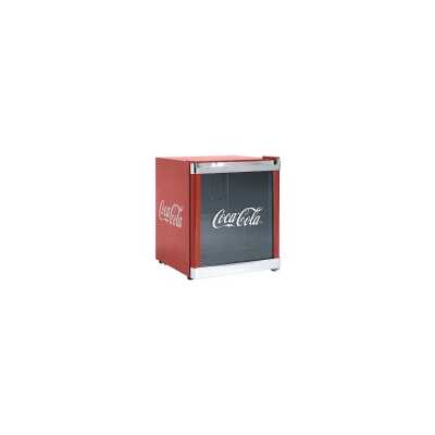 ScanDomestic Coca-Cola Coolcube, Exponeringskylskåp, Fristående, Röd, Vit, 50 l, 55 l, 39 dB