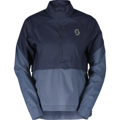 Scott Women's Endurance Anorak Wind Breaker Dark Blue/Metal Blue