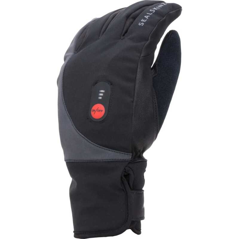 Sealskinz Waterproof Heated Cycle Glove Black Sealskinz Waterproof Heated Cycle Glove Black