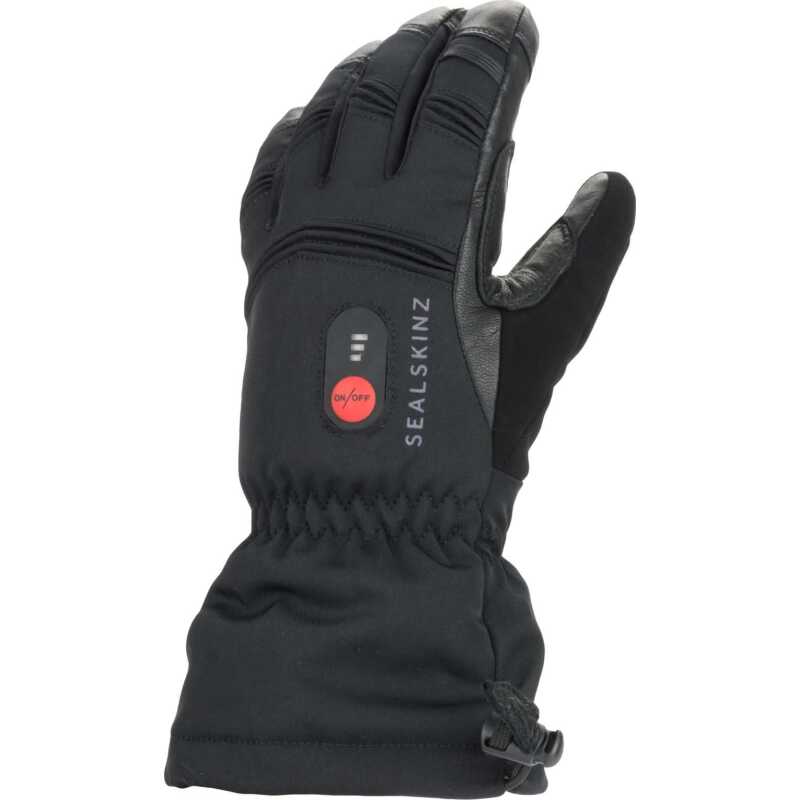 Sealskinz Waterproof Heated Gauntlet Black Sealskinz Waterproof Heated Gauntlet Black