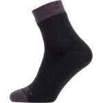 Sealskinz Waterproof Warm Weather Ankle Length Sock Black/Grey