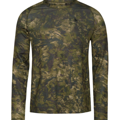 Seeland Men's Active Camo Longsleeve T-Shirt Invis Green