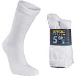 Seger Basic Cotton Sock 5-pack White