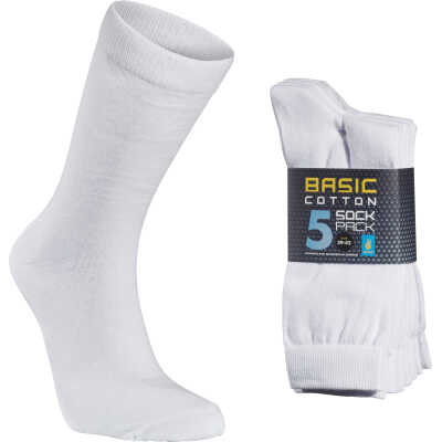 Seger Basic Cotton Sock 5-pack White