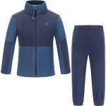 Skogstad Kids' Trone Microfleece Sett Dark Denim