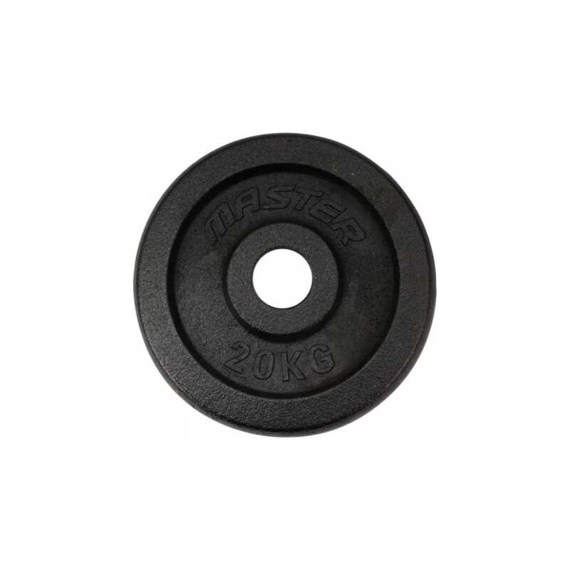 Skolvikt för 25 mm stång Master Fitness 20kg Skolvikt för 25 mm stång Master Fitness 20kg
