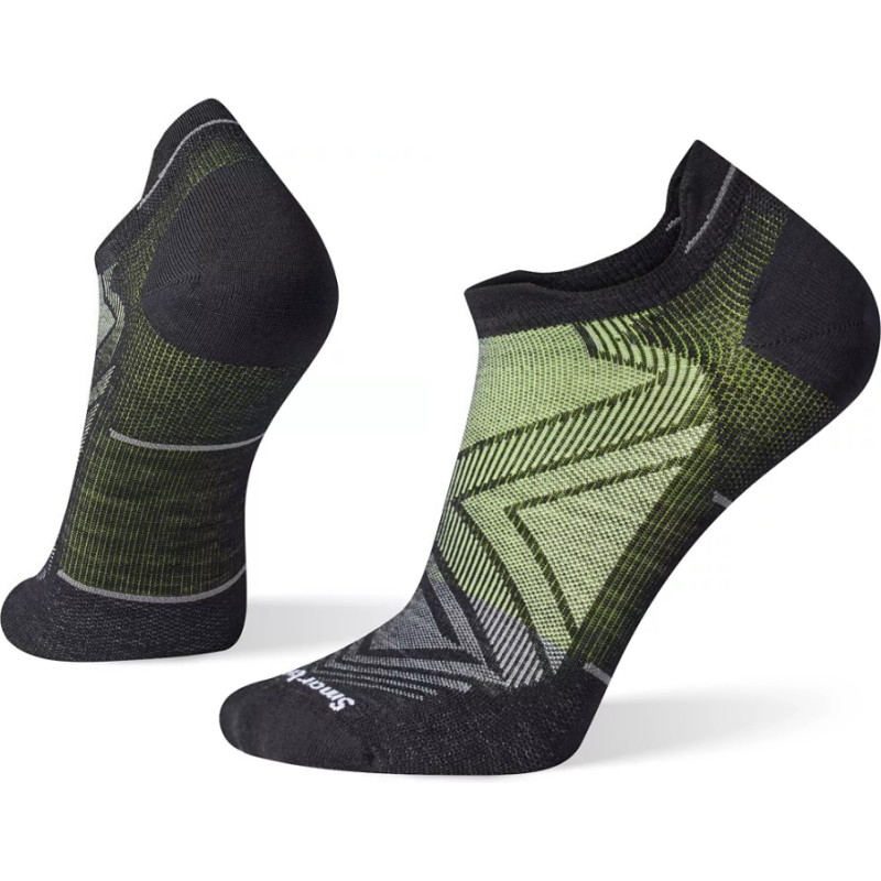 Smartwool Men's Run Zero Cushion Low Ankle Socks Black