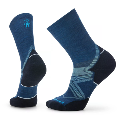 Smartwool Run Cold Weather Targeted Cushion Crew Socks Alpine Blue