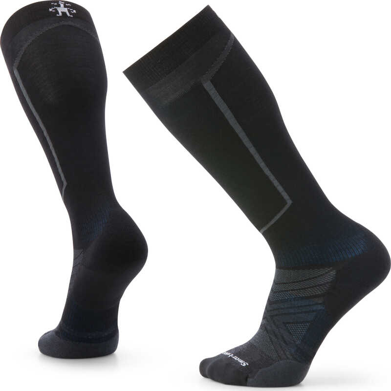Smartwool Unisex Ski Targeted Cushion Over The Calf Socks Black Smartwool Unisex Ski Targeted Cushion Over The Calf Socks Black