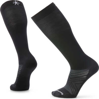 Smartwool Unisex Ski Zero Cushion Over The Calf Socks Black