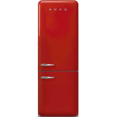 Smeg 50's style kyl/frys kombiskåp FAB38RRD5 (Röd)