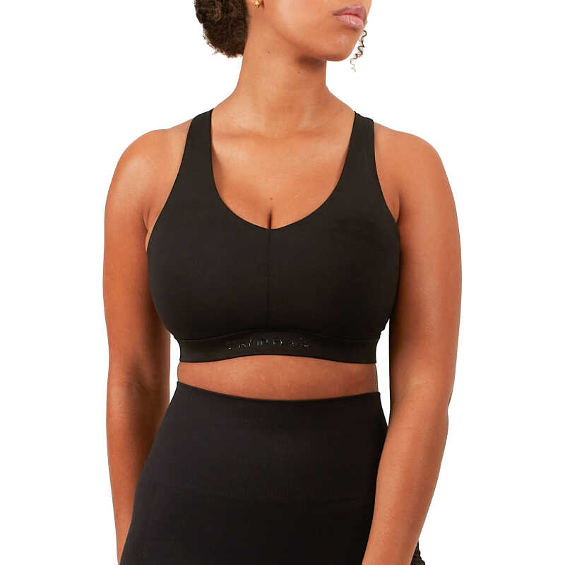 StayInPlace Impact Sports Bra Black