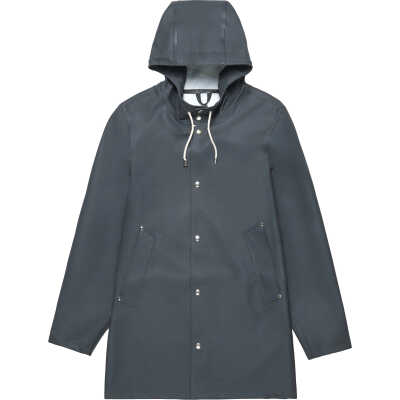 Stutterheim Stockholm Raincoat Unisex Charcoal