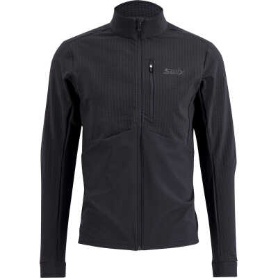 Swix Men's Pace Hybrid Full Zip Midlayer Black