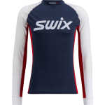 Swix Men's RaceX Classic Long Sleeve Dark Navy/Bright White