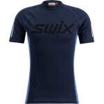 Swix Men's Roadline RaceX Short Sleeve Dark Navy/Lake Blue