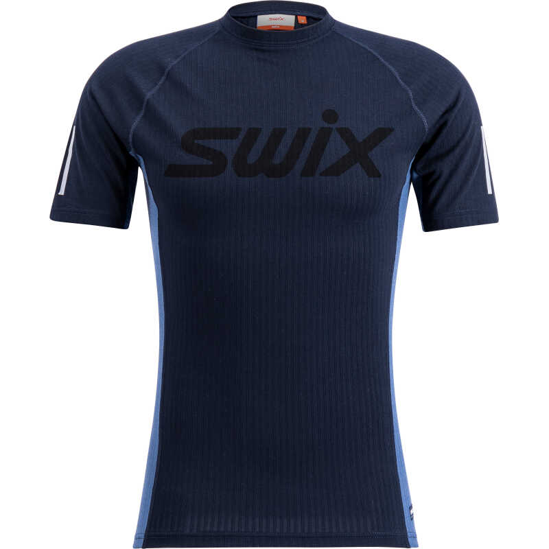 Swix Men's Roadline RaceX Short Sleeve Dark Navy/Lake Blue Swix Men's Roadline RaceX Short Sleeve Dark Navy/Lake Blue