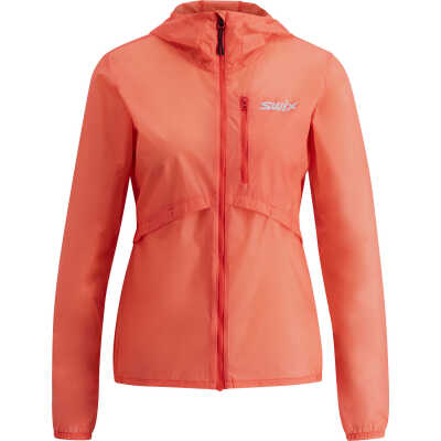 Swix Women's Pace Wind Light Hooded Jacket Cayenne