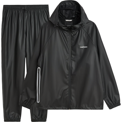 Tretorn Packable Rainbreaker Set Black